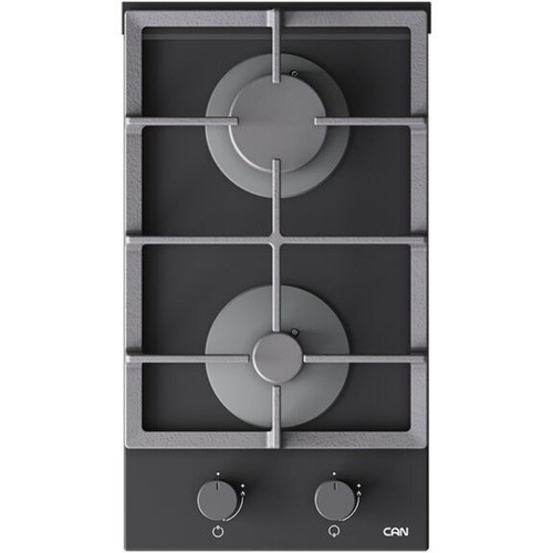 اجاق گاز کن مدل دومینو ۲ شعله شیشه ای